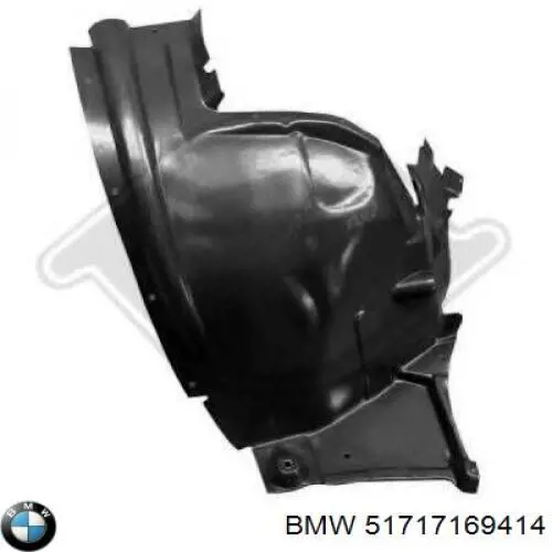Guarda-barras direito traseiro do pára-lama dianteiro BMW 51717169414 preço, a partir de 43,79 USD