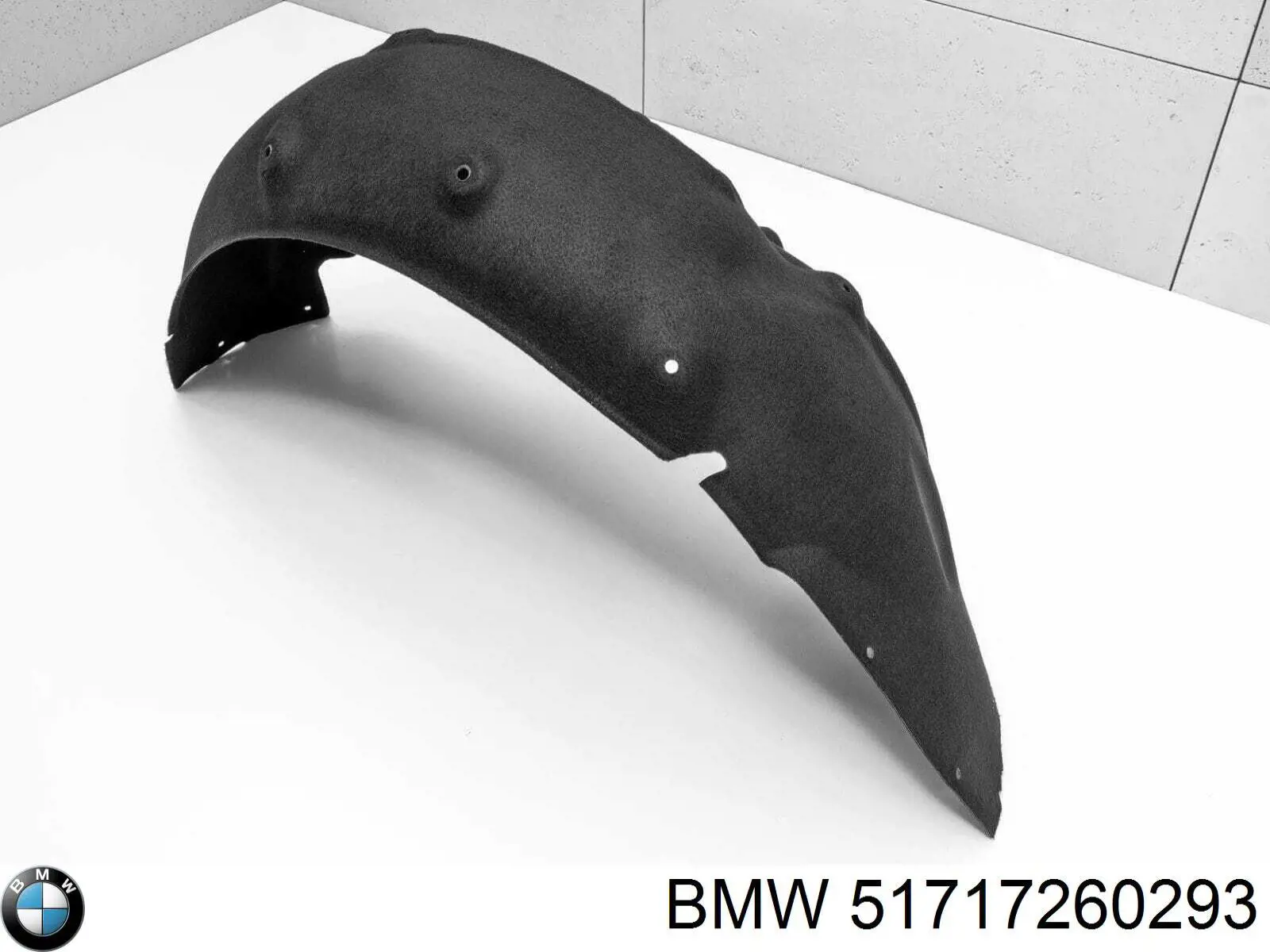 Compre 51717260293 BMW Guarda-barras do pára-lama traseiro esquerdo