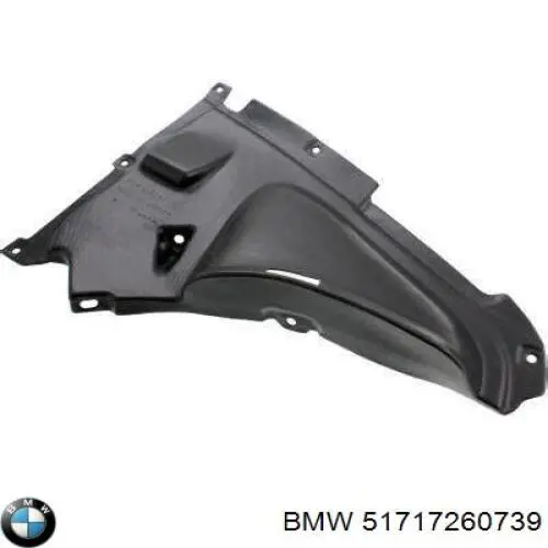 Escudo protetor contra o barro de arco dianteiro do pára-lama BMW 51717260739 preço, a partir de 18,06 USD