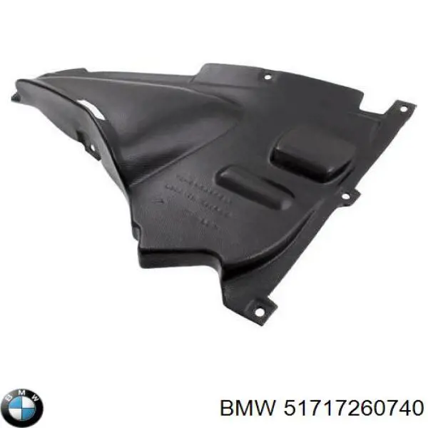 51717260740 BMW Escudo protetor contra o barro de arco dianteiro do pára-lama