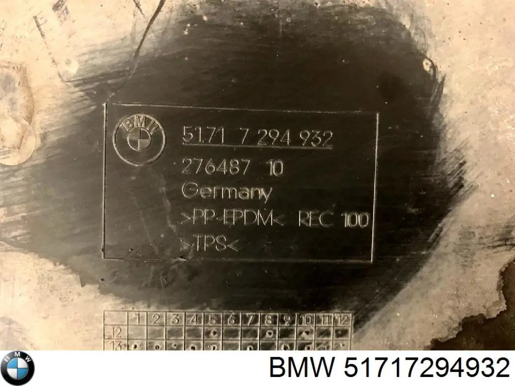 Compre 51717294932 BMW Proteção direita do pára-choque dianteiro
