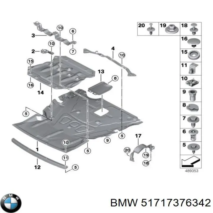 Absorvedor (enchido) do pára-choque dianteiro BMW 51717376342 preço, a partir de 97,97 USD