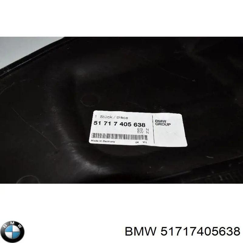 51717405638 BMW Grelha esquerda de limpadores de pára-brisa