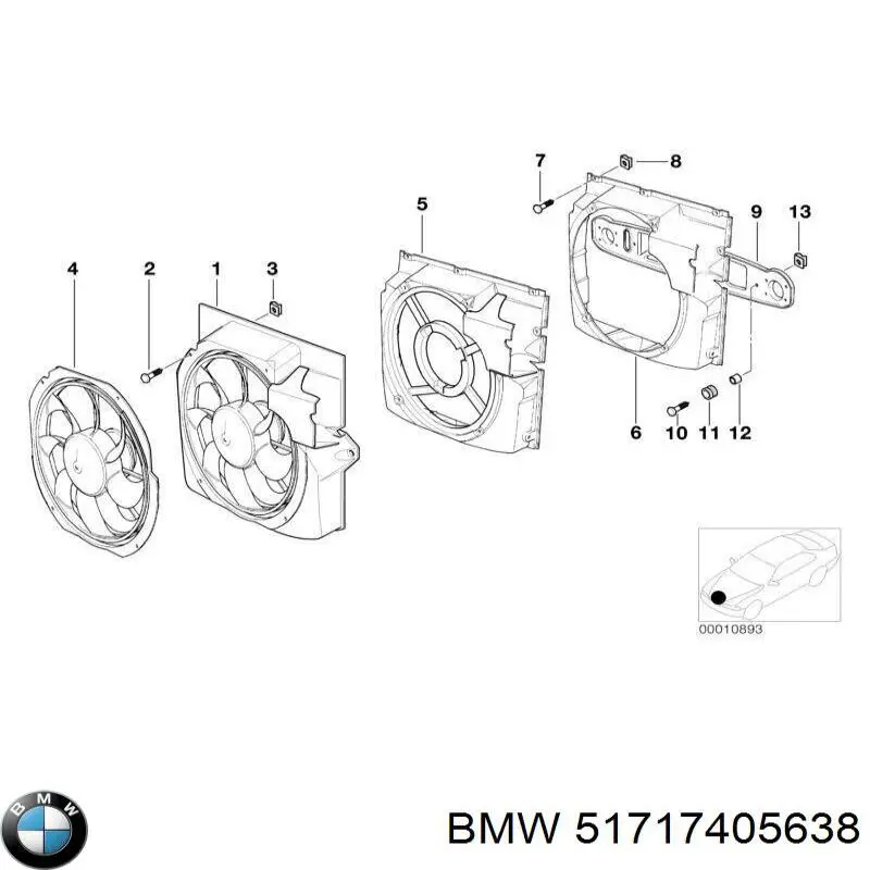 Grelha esquerda de limpadores de pára-brisa BMW 51717405638 preço, a partir de 48,35 USD