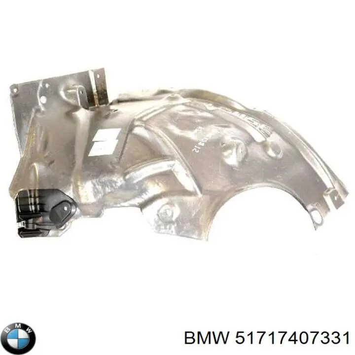 Compre 51717407331 BMW Guarda-barras esquerdo traseiro do pára-lama dianteiro