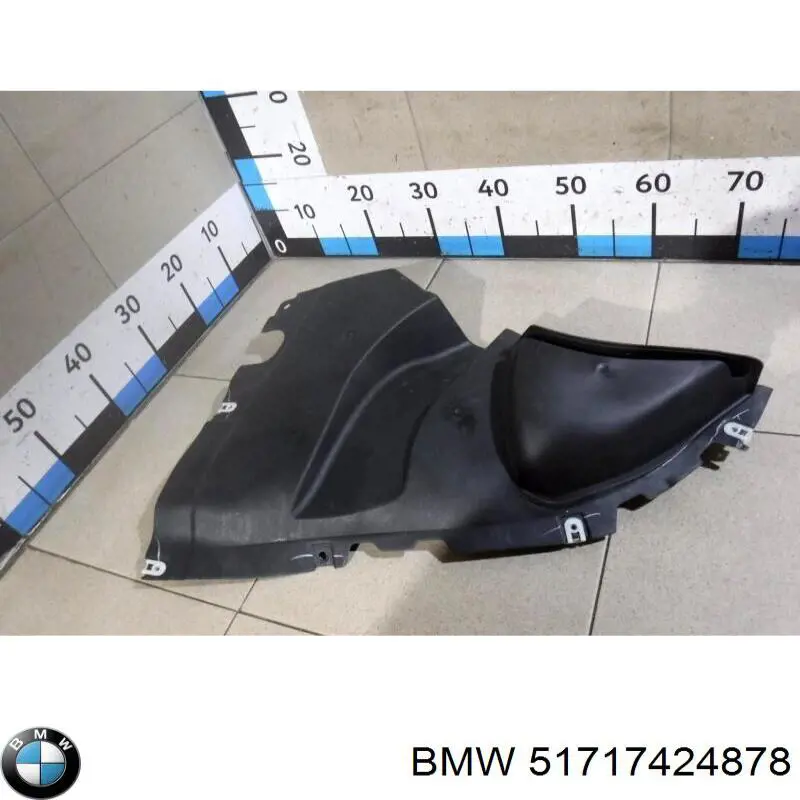 Compre 51757424878 BMW Escudo protetor contra o barro de arco dianteiro do pára-lama