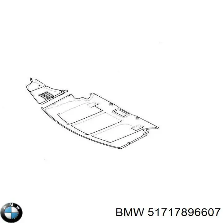 Escudo protetor contra o barro de arco dianteiro do pára-lama BMW 51717896607 preço, a partir de 16,78 USD