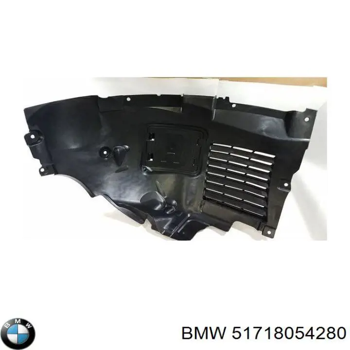 Guarda-barras direito dianteiro do pára-lama dianteiro BMW 51718054280 preço, a partir de 160,94 USD