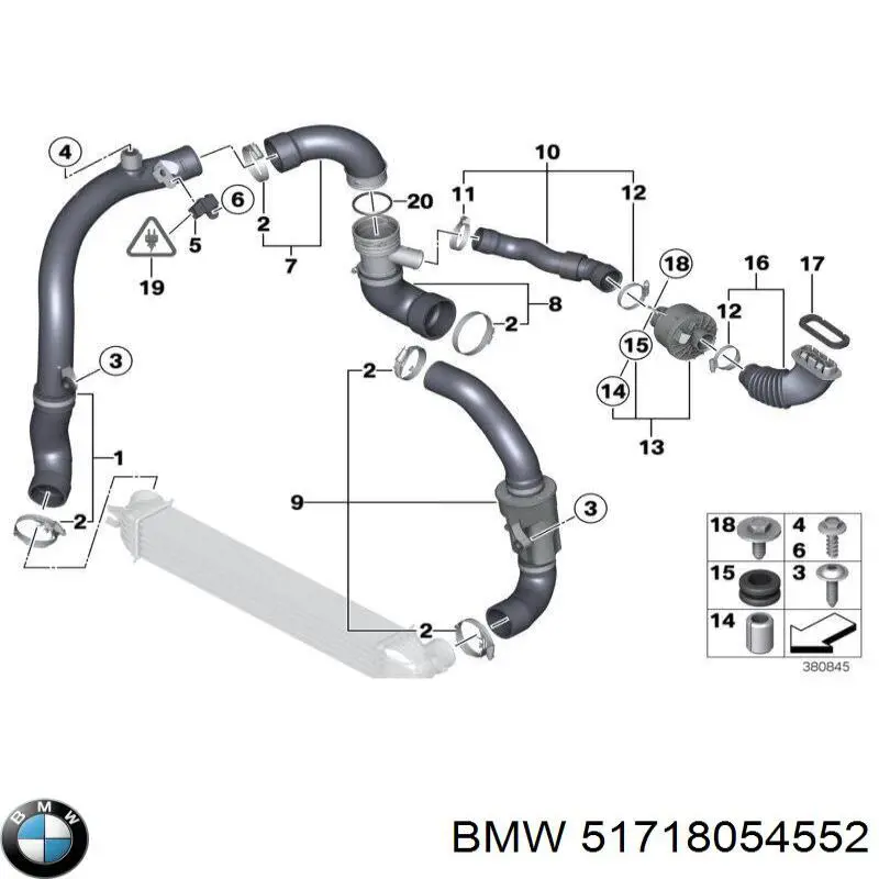 Proteção direita do pára-choque dianteiro BMW 51718054552 preço, a partir de 73,94 USD