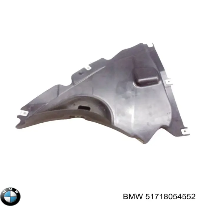Compre 51718054552 BMW Proteção direita do pára-choque dianteiro