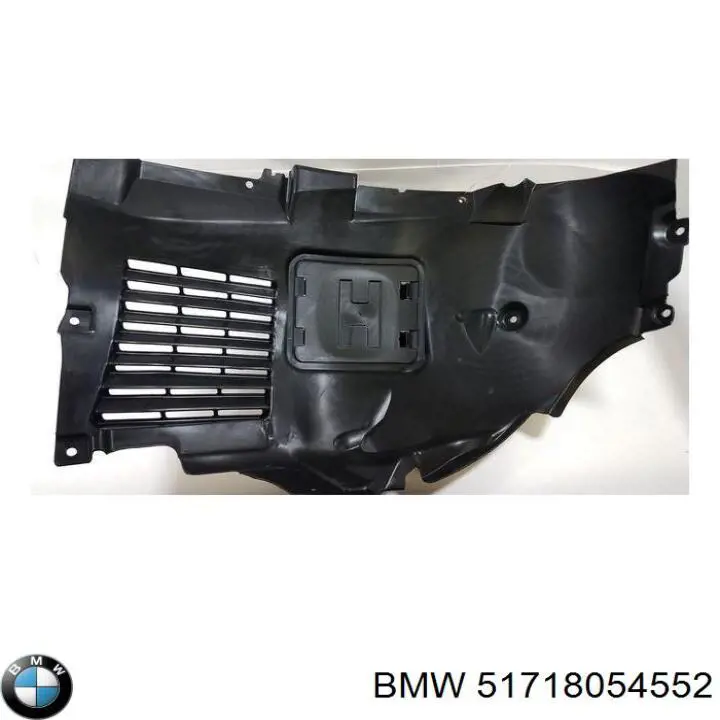 51718054552 BMW Proteção direita do pára-choque dianteiro