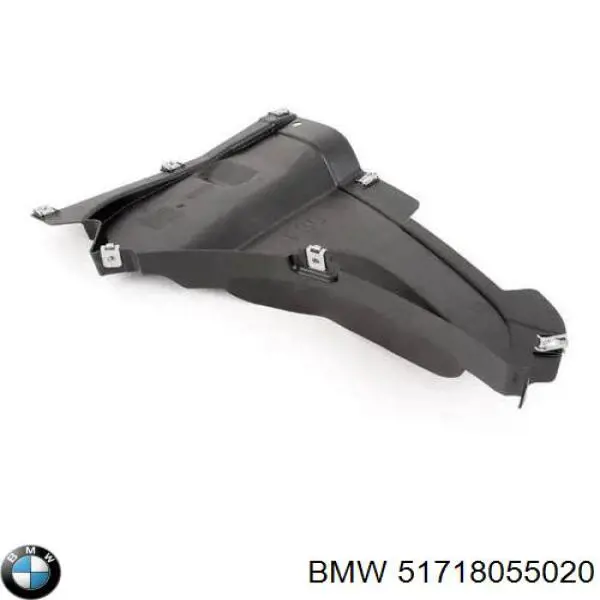 51718055020 BMW Proteção direita do pára-choque dianteiro