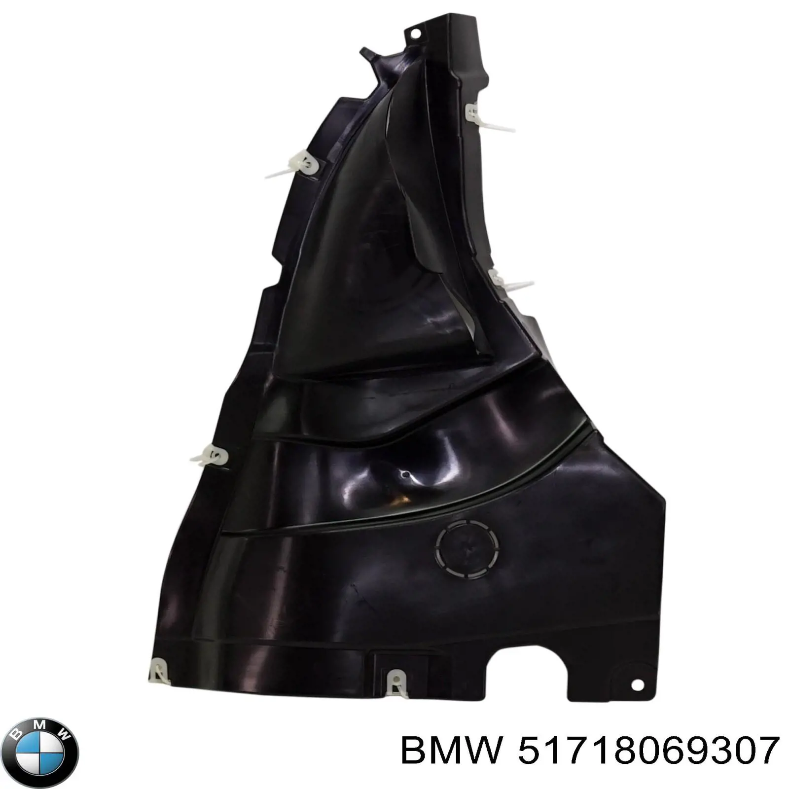 Escudo protetor contra o barro de arco dianteiro do pára-lama BMW 51718069307 preço, a partir de 48,88 USD