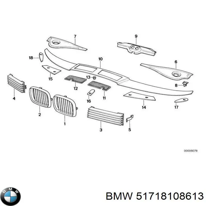 Compre 51718108613 BMW Pára-brisas