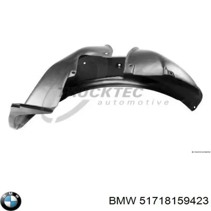 Compre 51718159423 BMW Guarda-barras esquerdo do pára-lama dianteiro