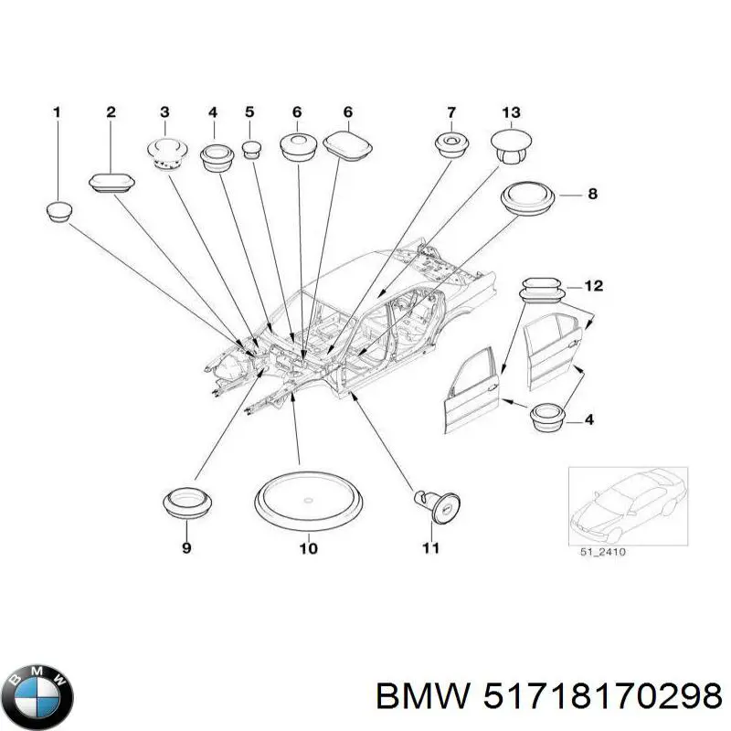 Compre 51718170298 BMW 
