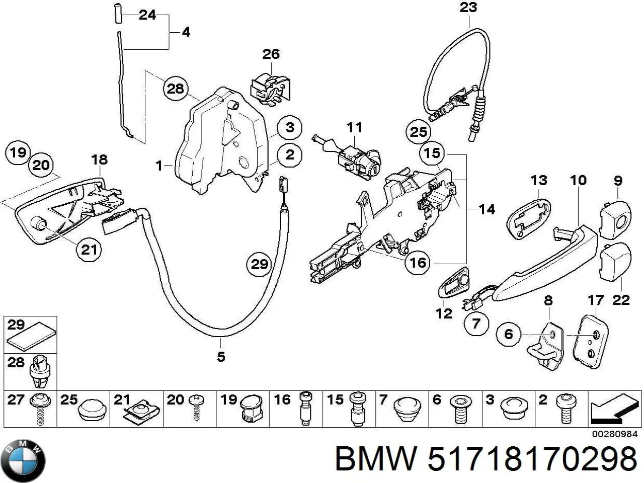  BMW 51718170298 preço, a partir de 1,10 USD