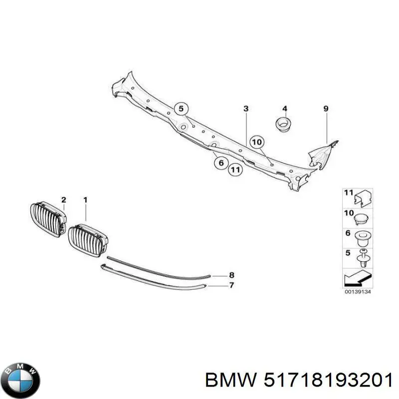 Compre 51718193201 BMW 
