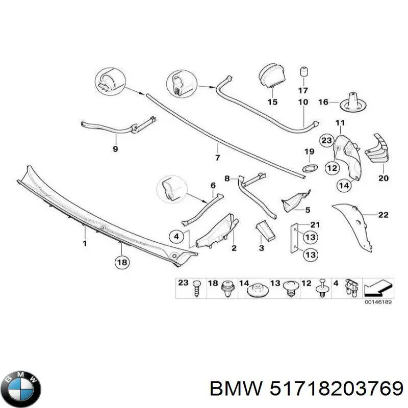  BMW 51718203769 preço, a partir de 10,77 USD