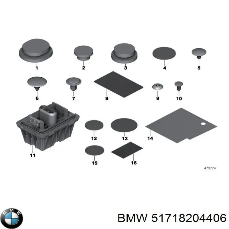 Compre 51718204406 BMW 