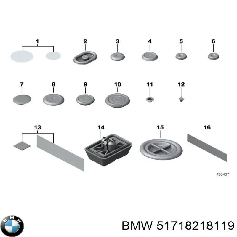 BMW 51718218119 preço, a partir de 43,07 USD