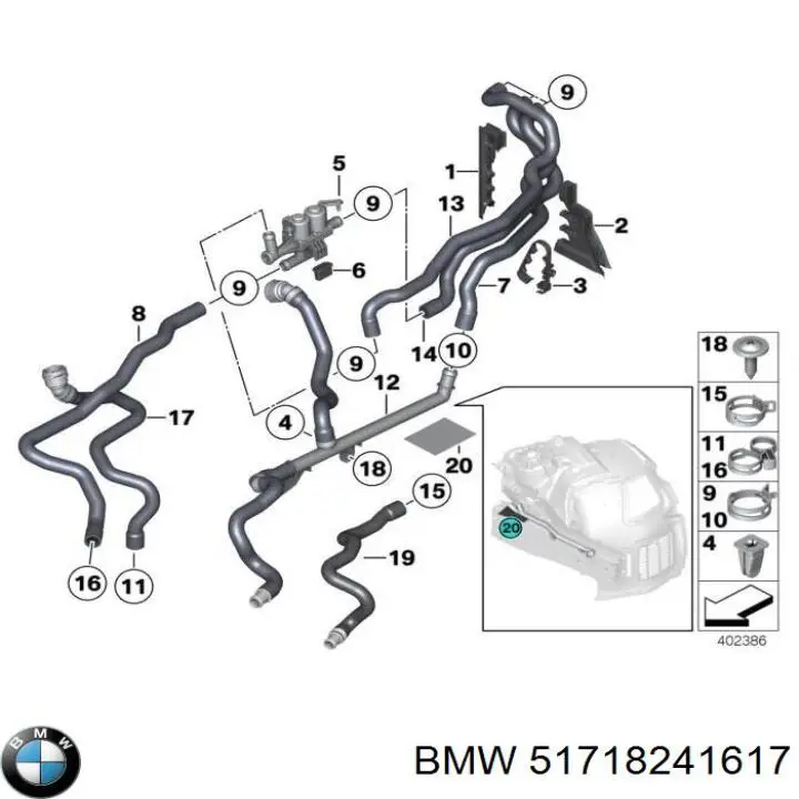  BMW 51718241617 preço, a partir de 30,03 USD
