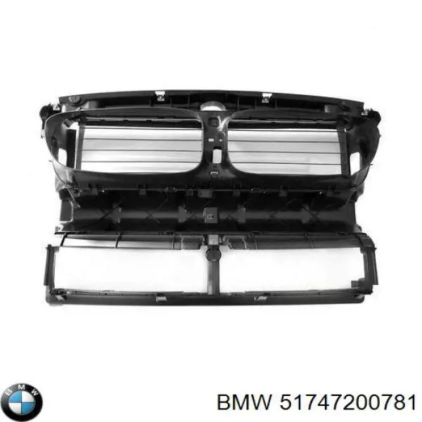 51747200781 BMW Conduto de ar (defletor) do radiador