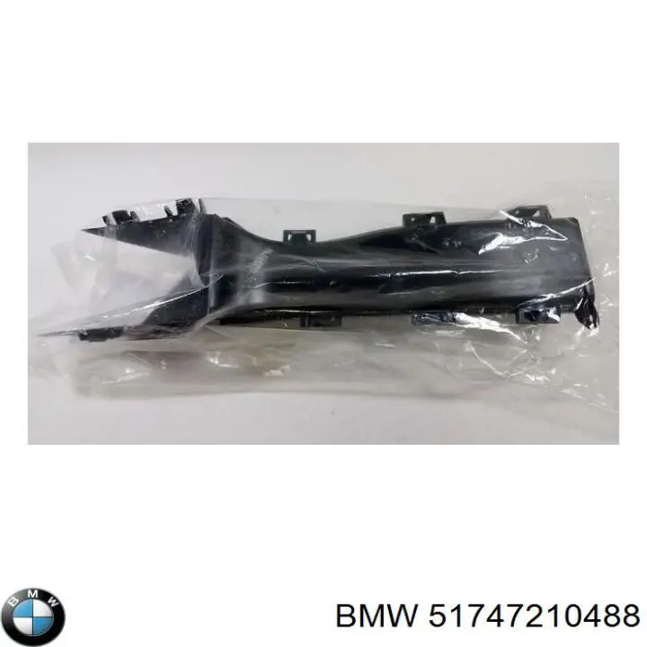 Conduto de ar (defletor) do radiador de óleo BMW 51747210488 preço, a partir de 78,68 USD