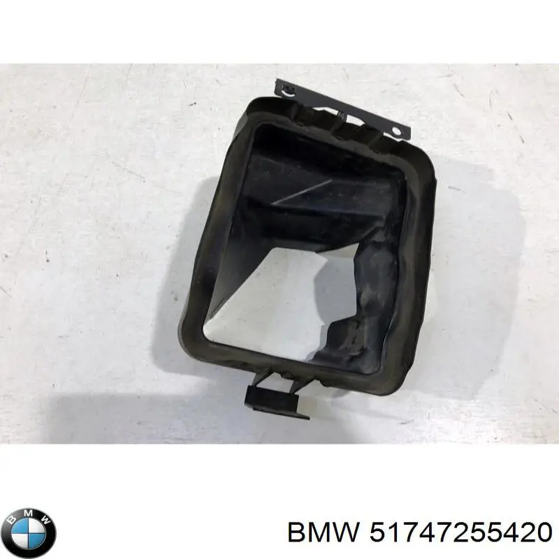 Conduto de ar (defletor) direito do radiador BMW 51747255420 preço, a partir de 65,19 USD