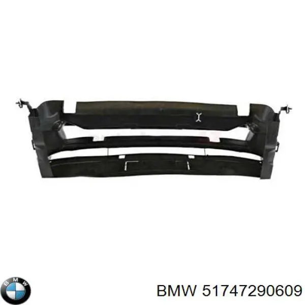 51747290609 BMW Conduto de ar (defletor) inferior do radiador