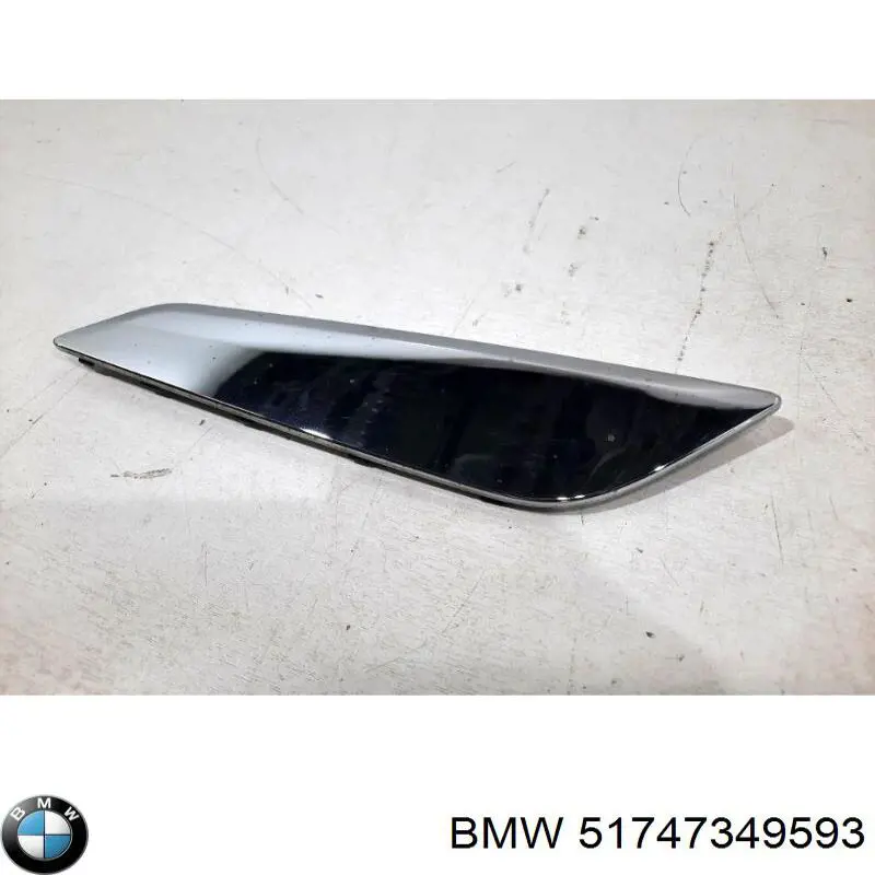 Compre 51747349593 BMW Moldura do pára-lama dianteiro esquerdo