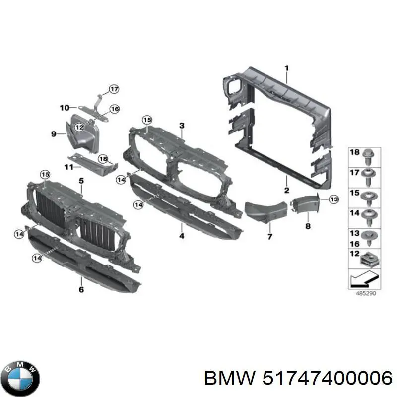Conduto de ar do freio de disco direito BMW 51747400006 preço, a partir de 62,08 USD