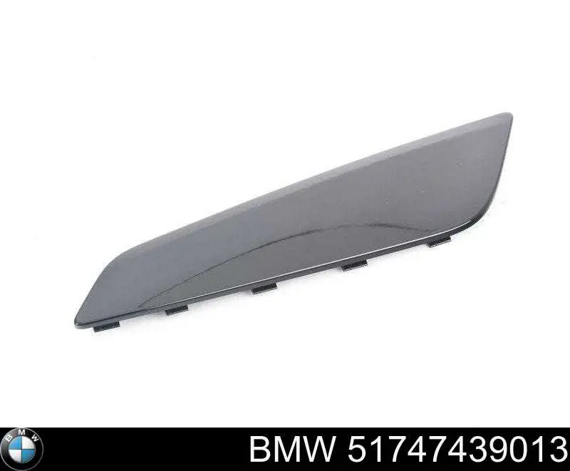 51747439013 BMW Placa sobreposta do pára-lama dianteiro esquerdo