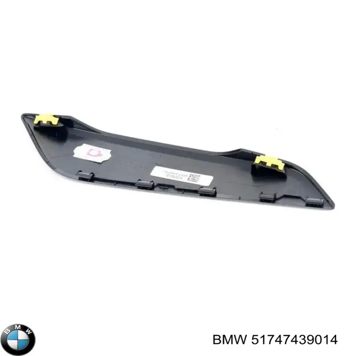 51747439014 BMW Placa sobreposta do pára-lama dianteiro direito