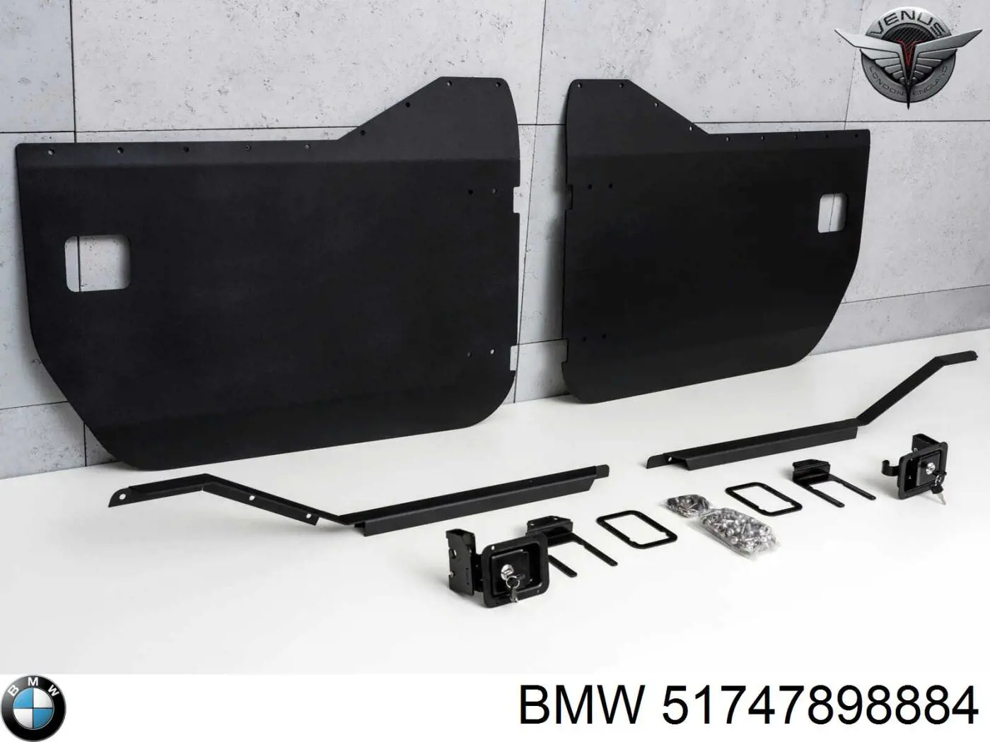 51747898884 BMW Conduto de ar (defletor) direito do radiador