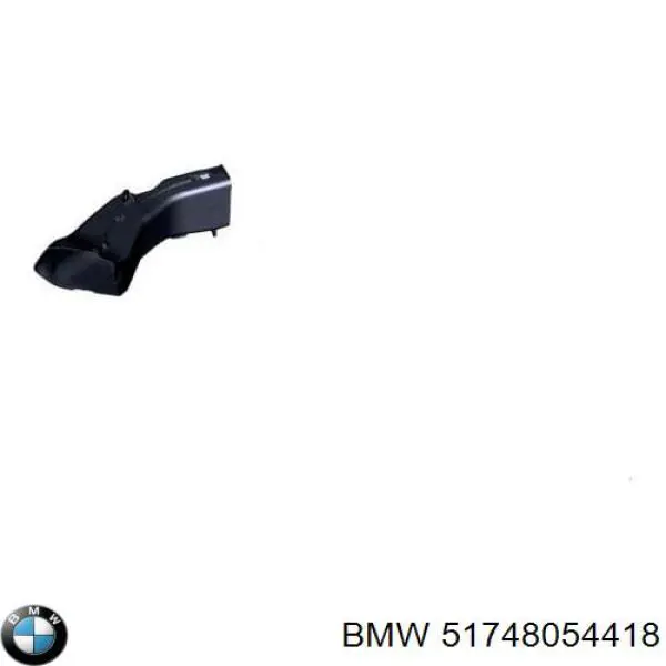 Compre 51748054418 BMW Conduto de ar (defletor) direito do radiador