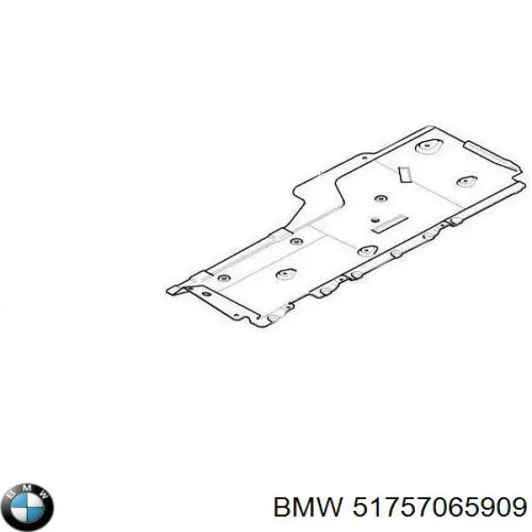 Proteção de fundo esquerda BMW 51757065909 preço, a partir de 170,14 USD