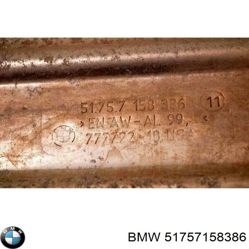 Compre 51757158386 BMW Proteção de fundo, parte média