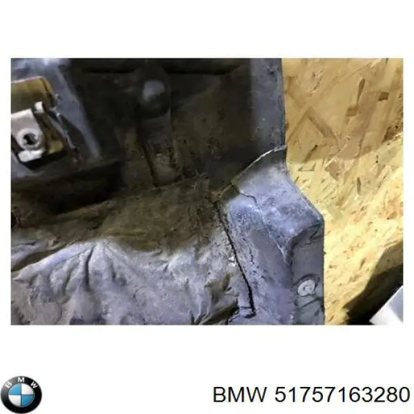 Compre 51757163280 BMW Proteção de motor, de panela (da seção de motor)