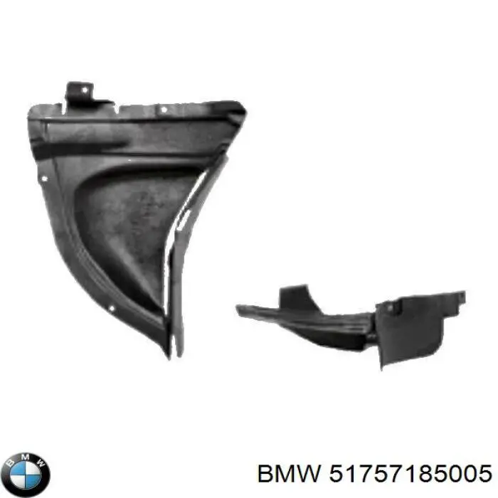 Proteção esquerda do pára-choque dianteiro BMW 51757185005 preço, a partir de 15,43 USD