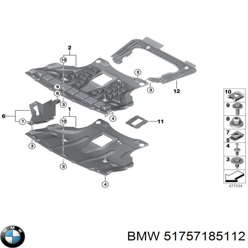 Proteção de motor, de panela (da seção de motor) 30825024 AND