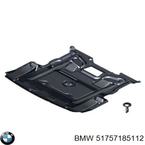 Proteção de motor, de panela (da seção de motor) BMW 51757185112 preço, a partir de 101,57 USD
