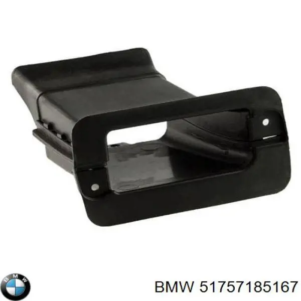 51757185167 BMW Conduto de ar (defletor) esquerdo do radiador
