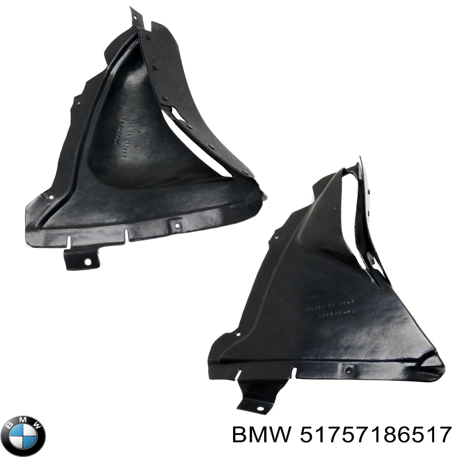Guarda-barras esquerdo dianteiro do pára-lama dianteiro BMW 51757186517 preço, a partir de 23,28 USD