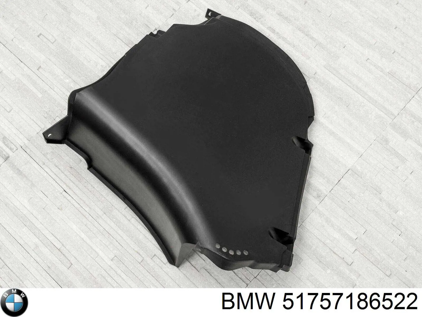 Compre 51757186522 BMW Proteção do pára-choque traseiro