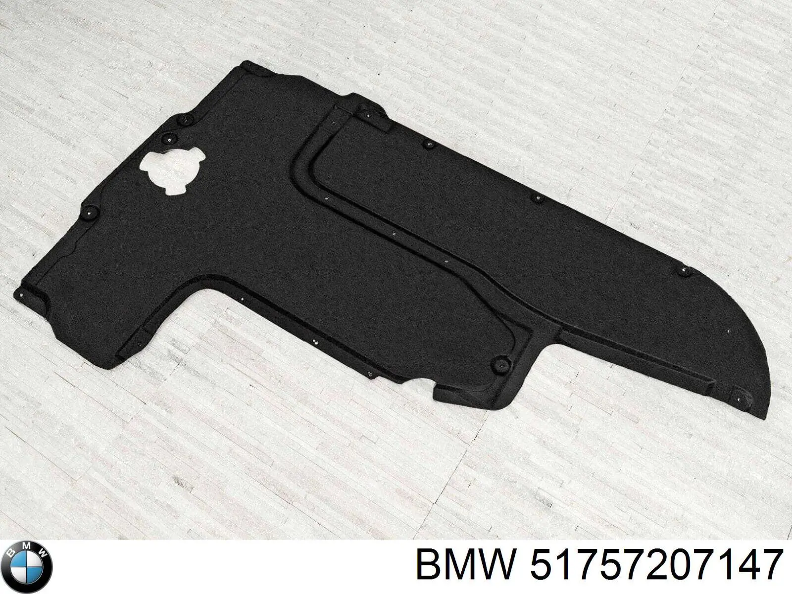51757207147 BMW Proteção de fundo, parte média