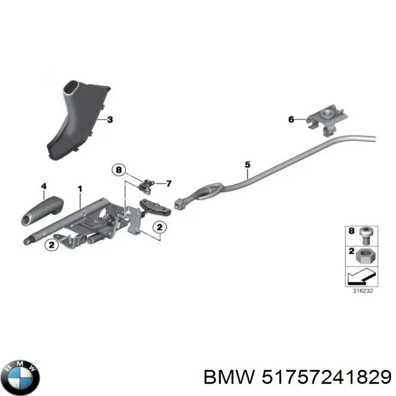 Compre 51757241829 BMW Proteção de fundo esquerda