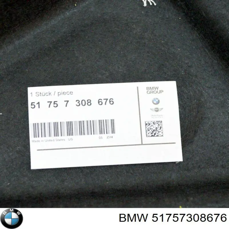 Compre 51757308676 BMW Proteção de fundo direita
