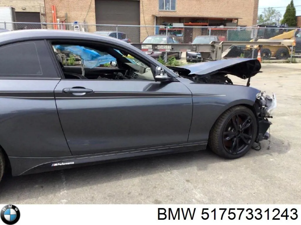 Tabique da seção de motor BMW 51757331243 preço, a partir de 125,99 USD
