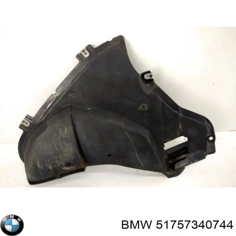 Escudo protetor contra o barro de arco dianteiro do pára-lama BMW 51757340744 preço, a partir de 35,36 USD